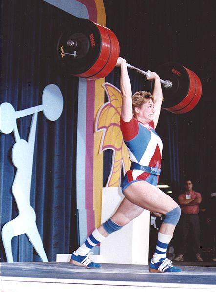 Rapper beats female weightlifting records while 'identifying as a