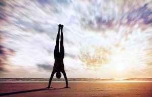 handstand, yoga, shoulders, posture
