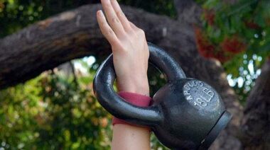 kettlebell press, overhead press, tips for pressing, how to get a bigger press