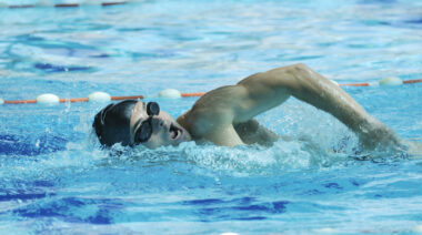 swimmer doing the butterfly stroke