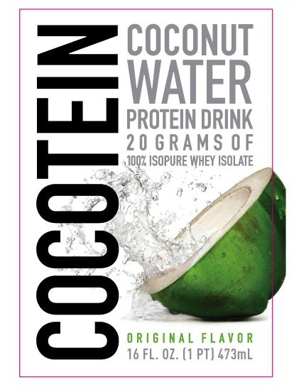 Coconut water infused Isopure Cocotein getting two slightly more