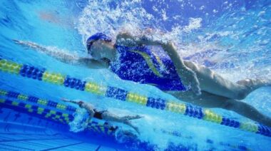 swimming, mature athletes swimming, injured athletes swimming