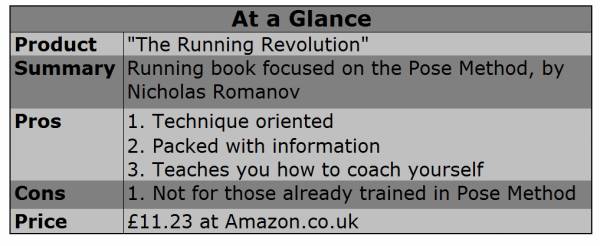 pose running, the running revolution, nicholas romanov, book reviews