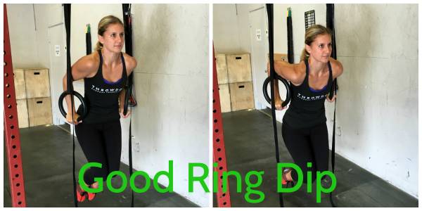 Proper ring dip setup is key for supporting your bodyweight.