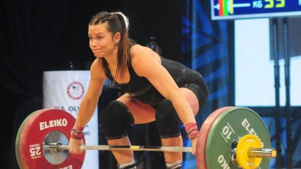 Weightlifter Mattie Rogers is one very busy woman