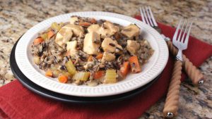 chicken and wild rice crockpot meal