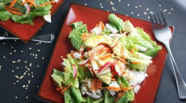 vegetarian sushi roll salad