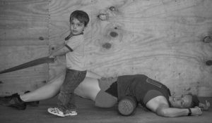 Beautiful photo of mother and child at local gym by Bev Childress