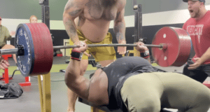 Julius Maddox crushes a 796-pound bench press PR in May 2022