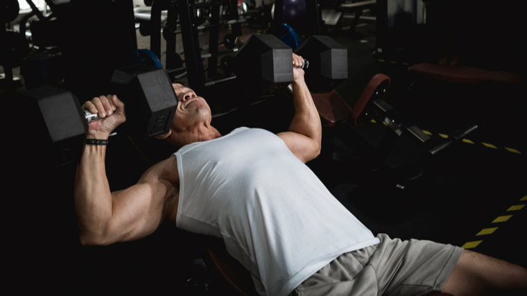 Incline Dumbbell Bench Press - Chest Exercise for Gym 