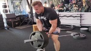 Jay Cutler May 2022, back workout