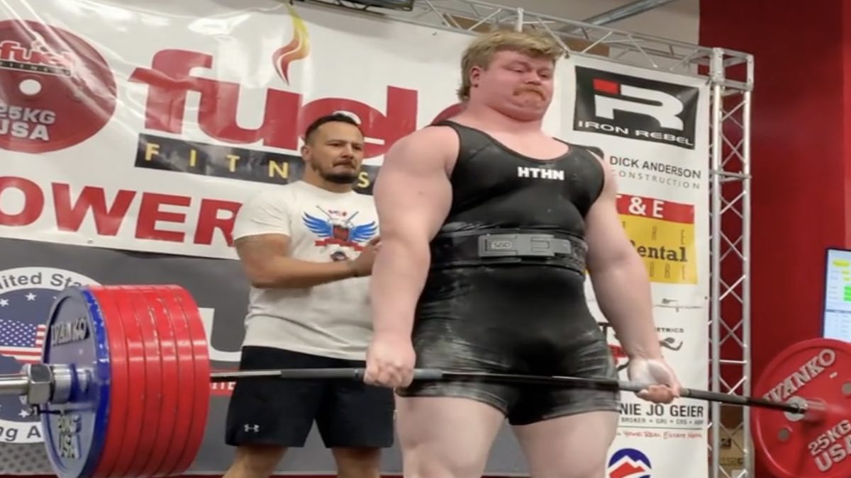 19-year-old Phil Duke Jr. sets weightlifting world records