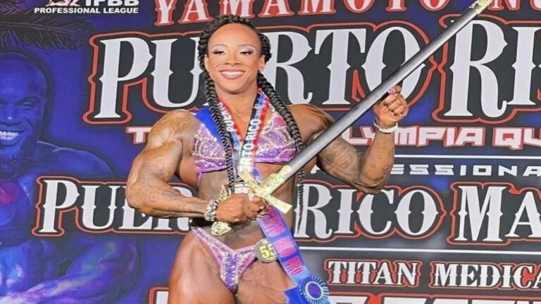 Reshana Boswell after winning 2022 Puerto Rico Pro