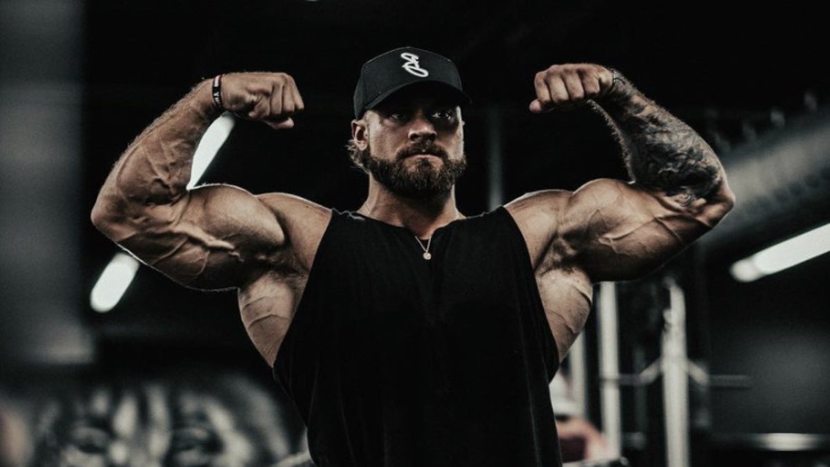 Chris Bumstead Scores Dumbbell Press PR of 140 Pounds for 8 Reps During  Punishing Shoulder Routine - Breaking Muscle