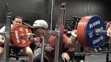 Jonathan Cayco 573-pound squat five-rep PR August 2022
