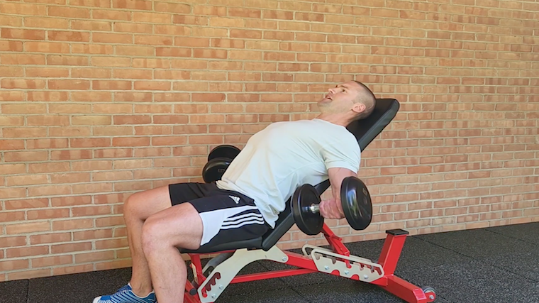 Incline straight leg and hip raise guide and video