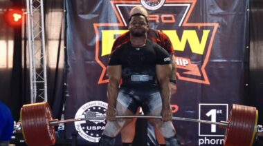 Jamal Browner record deadlift 2022 USPA Raw Pro
