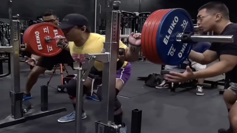 Jonathan Cayco 574-Pound 8-Rep Squat PR September 2022