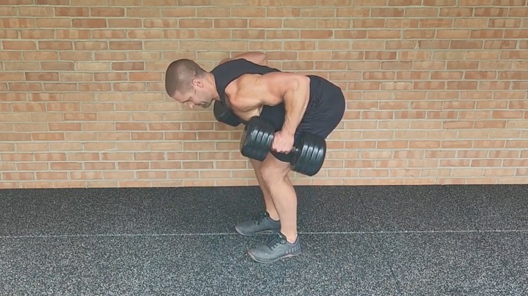 Dumbbell exercise for online lats