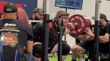 Max Shethar squat PR 755 Pounds October 2022