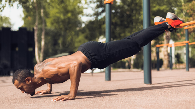 Lateral Slide Push-ups