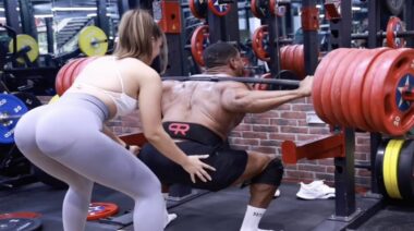 Larry Wheels Shows Off His Power With a 305-Kilogram (672.4-Pound) Squat for 6 Reps
