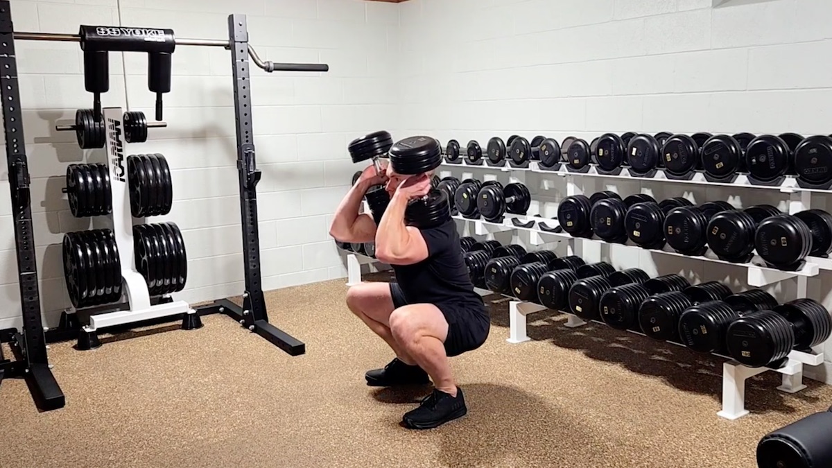 The right way to Do the Dumbbell Entrance Squat for Leg Dimension and Energy