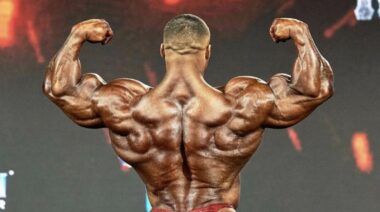 Nick Walker Back Physique Posing on Stage