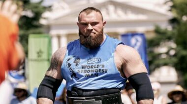 Oleksii Novikov 2022 World's Strongest Man Intimidating Look