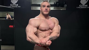 Bodybuilder Nick Walker Posing