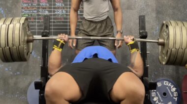 Julius Maddox 730-pound long pause bench press