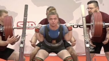 Daria Rusanenko Squat 608 Pounds World Record May 2023