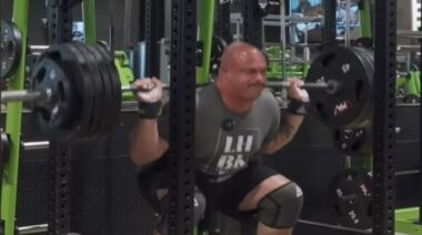 Mitchell Hooper 465-pound squat May 2023
