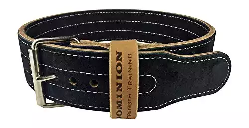 Dominion Strength Training Leather Weight Lifting Belt