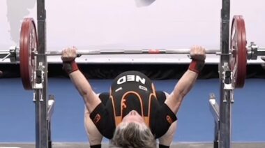 lelja Strik (84KG) Bench Presses 132.5 Kilograms (292.1 Pounds) for Raw Masters IPF World Record