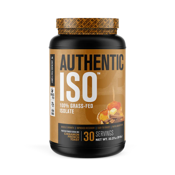 Jacked Factory Authentic Iso Grass-Fed Whey Protein Isolate
