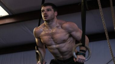 Jeffrey Adler muscle-up 2023 training