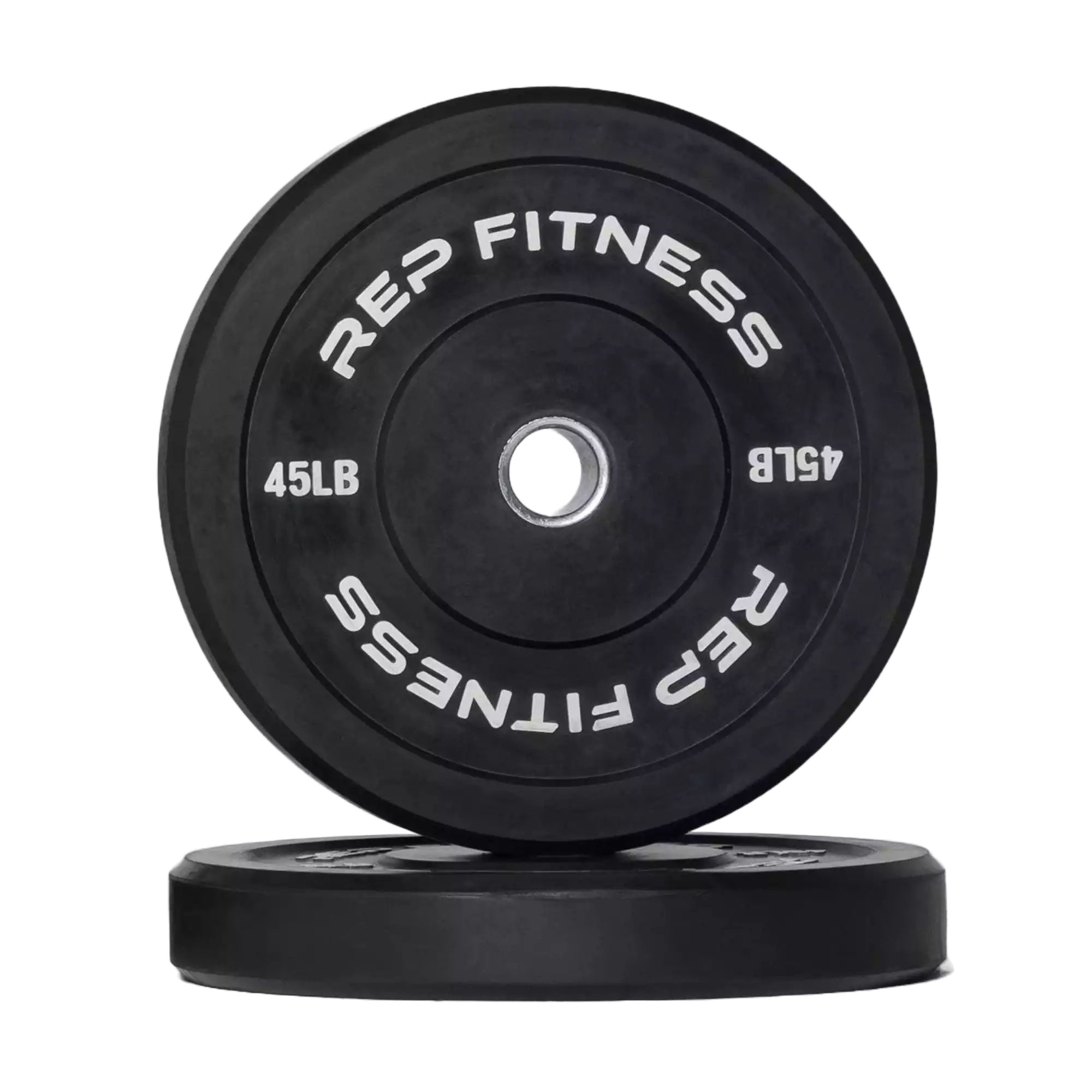 REP Fitness Black Bumper Plates