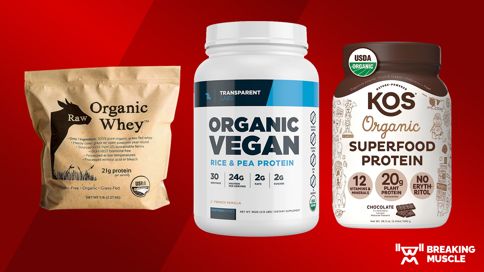 The 9 Best Organic Protein Powders (2024) Breaking Muscle