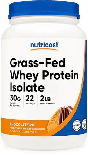 Nutricost Grass-Fed Whey Protein Isolate