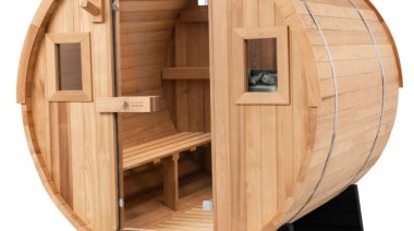 Redwood Outdoors Cedar Barrel Sauna