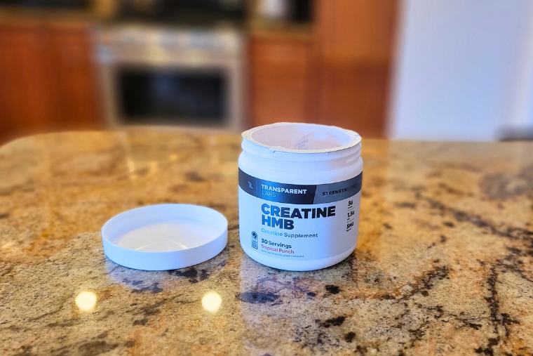 Container of Transparent Labs Creatine HMB